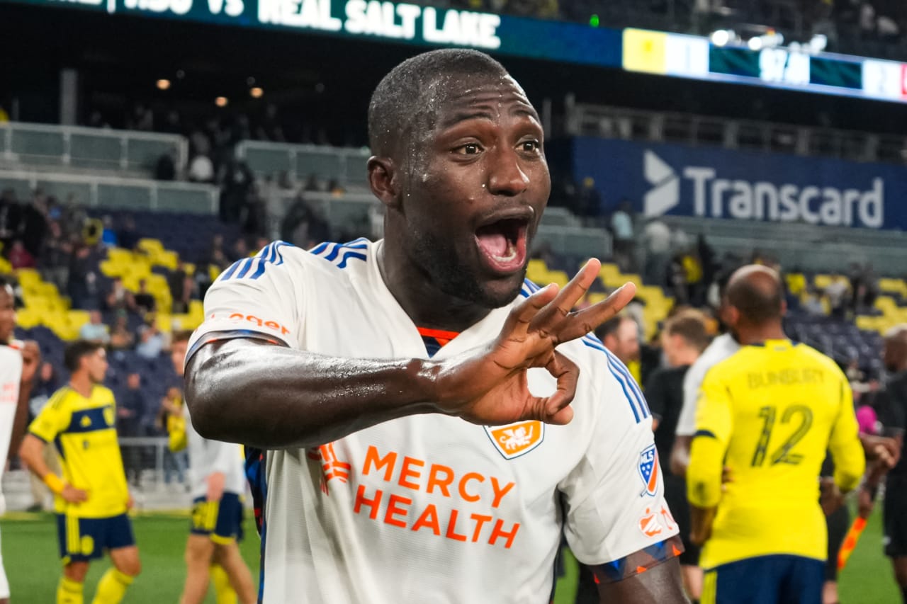 NASHVILLE, TENNESSEE - MARCH 29: Nashville SC against FC Cincinnati on March 29, 2025 at Geodis Park in Nashville, Tennessee.