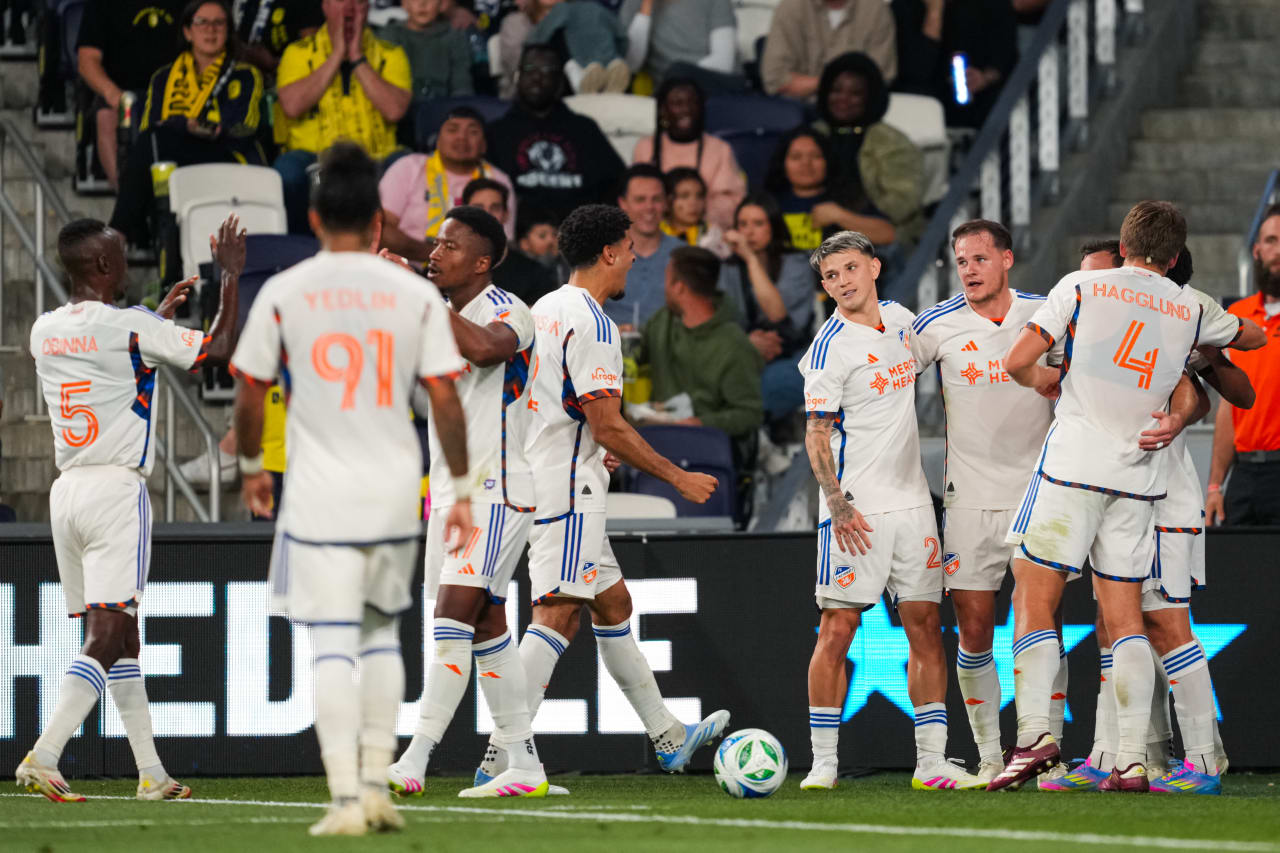 NASHVILLE, TENNESSEE - MARCH 29: Nashville SC against FC Cincinnati on March 29, 2025 at Geodis Park in Nashville, Tennessee.