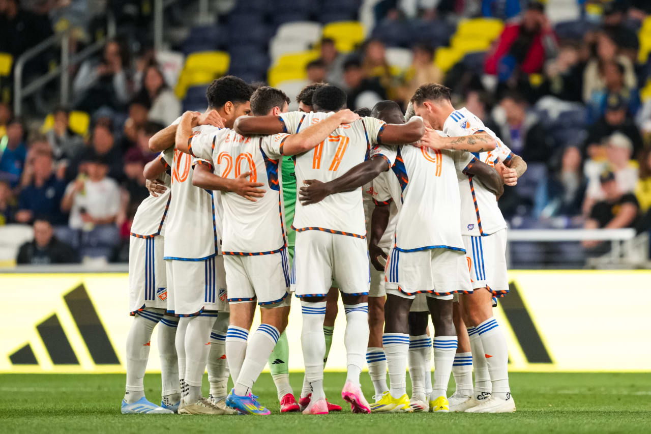 NASHVILLE, TENNESSEE - MARCH 29: Nashville SC against FC Cincinnati on March 29, 2025 at Geodis Park in Nashville, Tennessee.